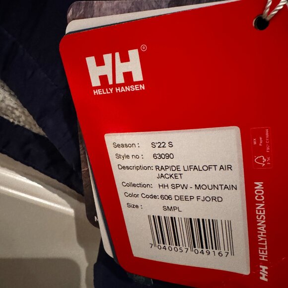 Helly Hansen Rapide Lifaloft Air Jacket – Men’s Large – Deep Fjord Blue - Picture 4 of 9